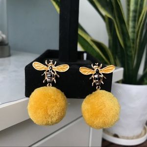 Bumblebee earrings